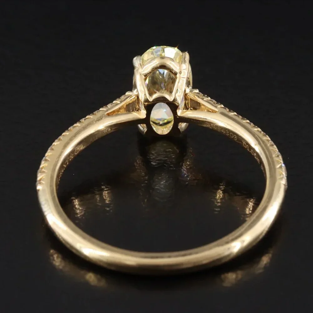 Tiffany & Co. Novo 18K 1.21 CTW IF Fancy Yellow Diamond Engagement Ring